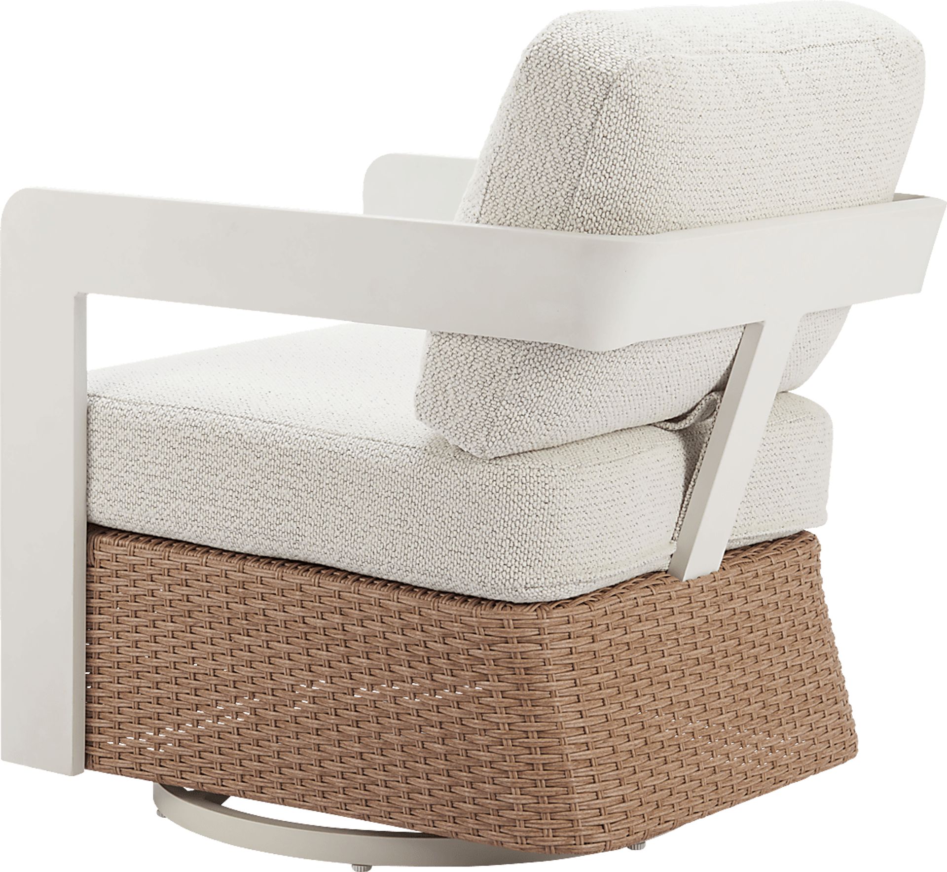 Amabalis White Swivel Chair - Image 7