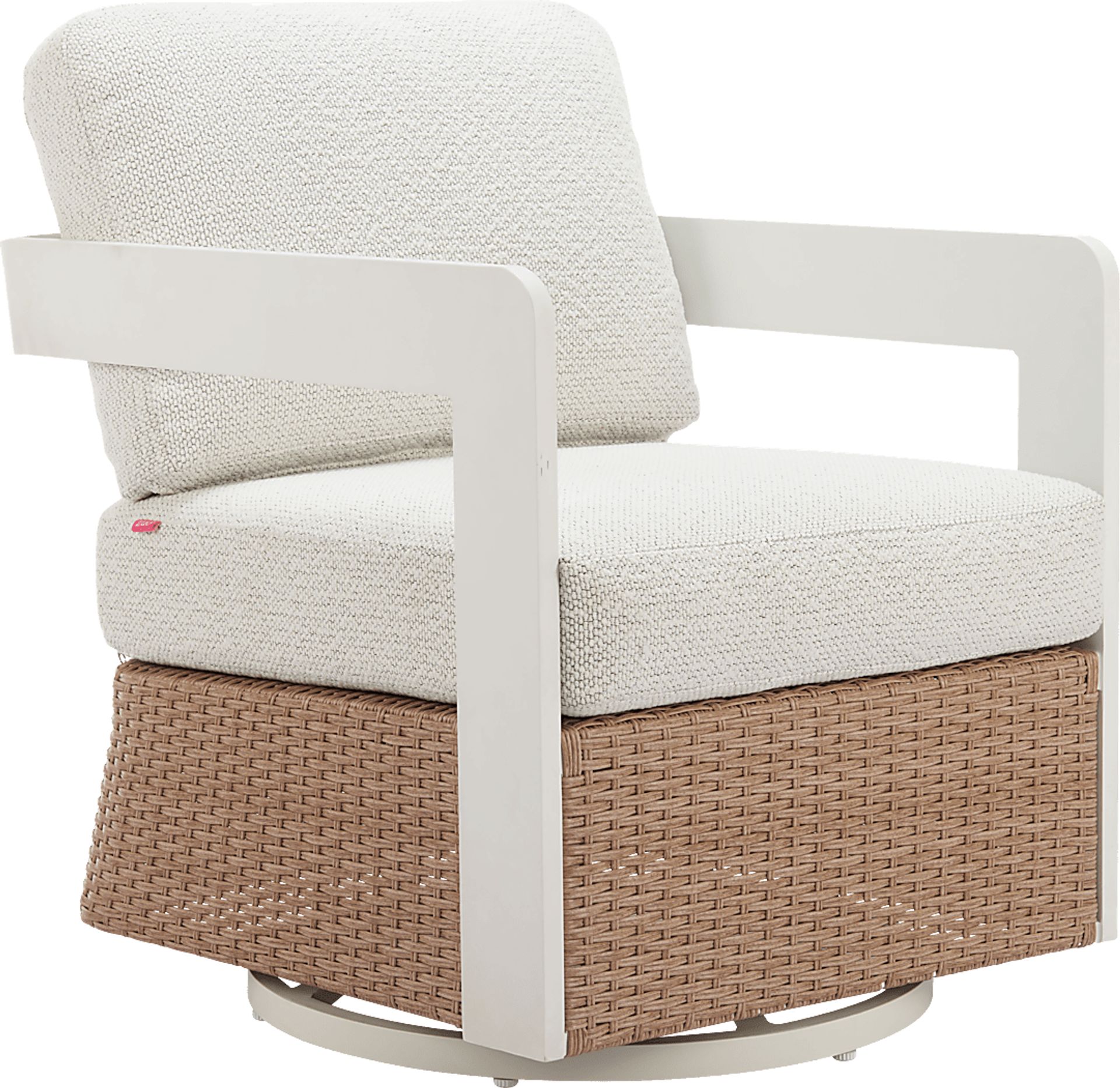 Amabalis White Swivel Chair - Image 8