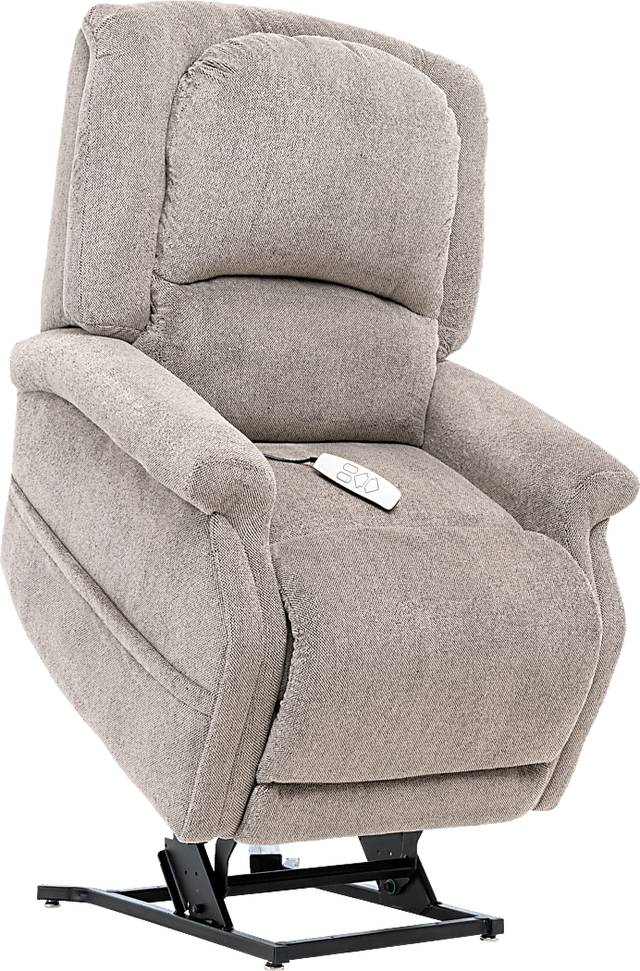 Amabell Beige Power Lift Recliner - Thumbnail - Image 2