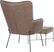 Amacker Accent Chair And Ottoman