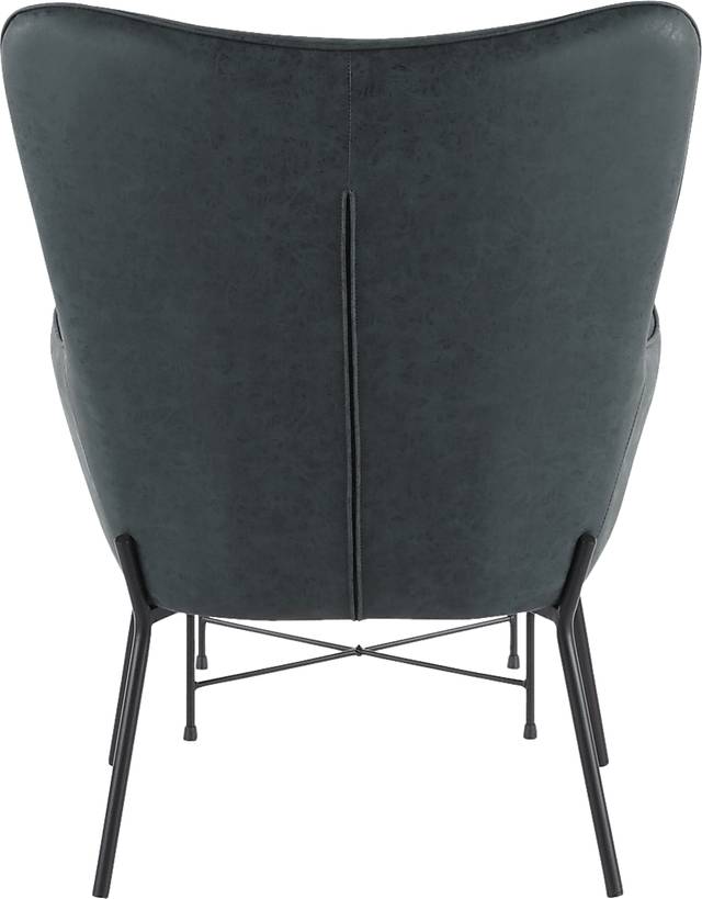 Amacker Green Accent Chair and Ottoman - Thumbnail - Image 4