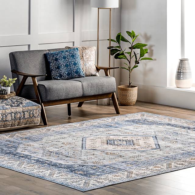 Amade Blue 8' x 10' Rug - Thumbnail - Image 2