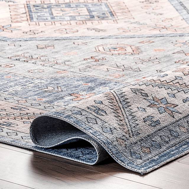 Amade Blue 8' x 10' Rug - Thumbnail - Image 4