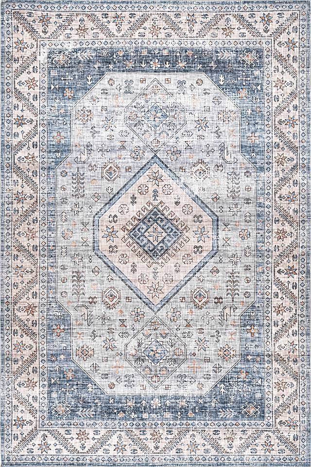 Amade Blue 8' x 10' Rug - Thumbnail - Image 1