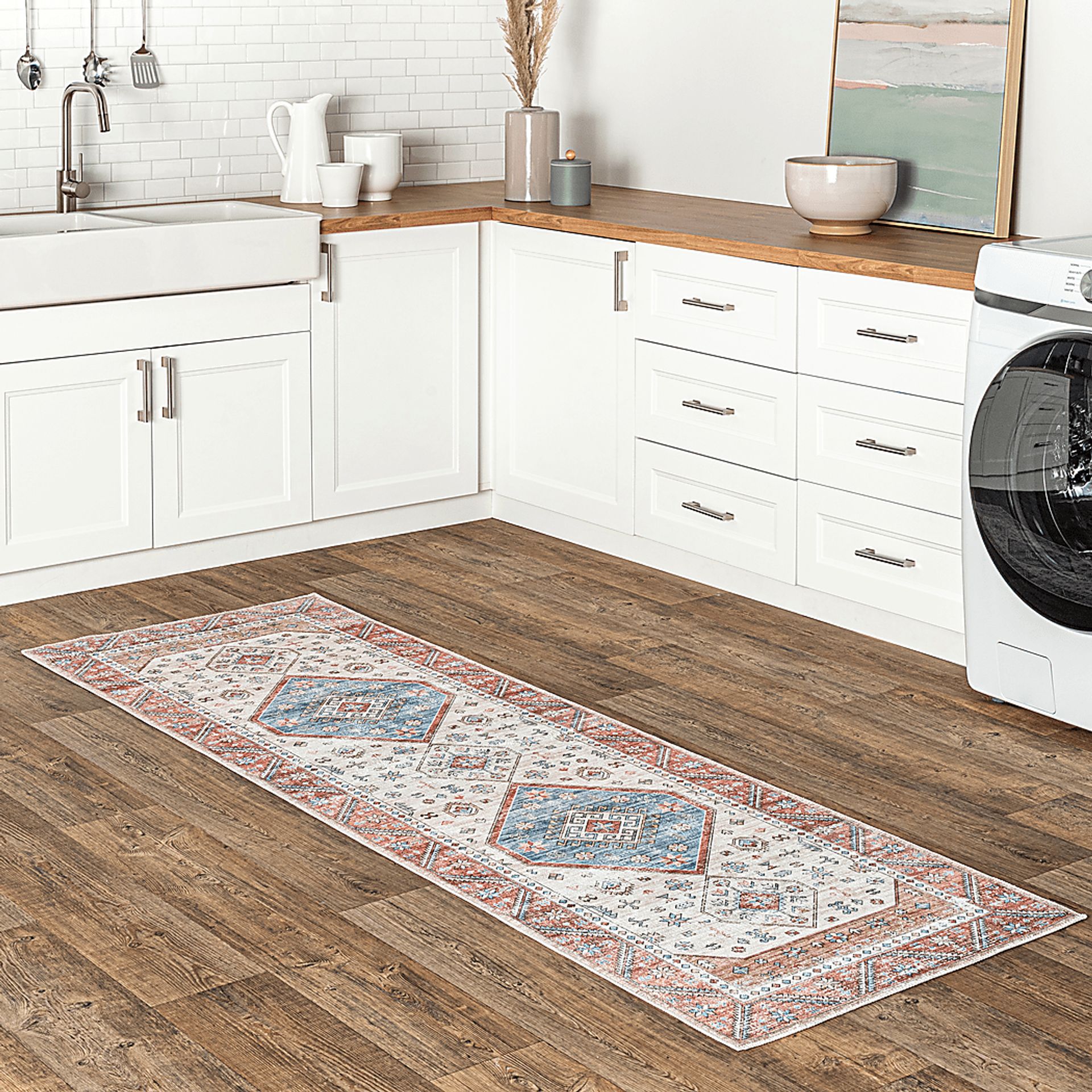 Amade Multi 2'6 x 8' Runner Rug - Image 3