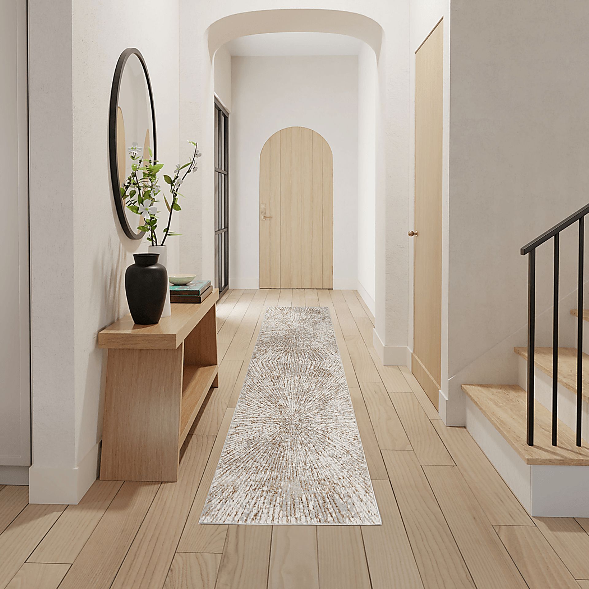 Amadou Gray 2'2 x 7'6 Runner Rug - Image 2