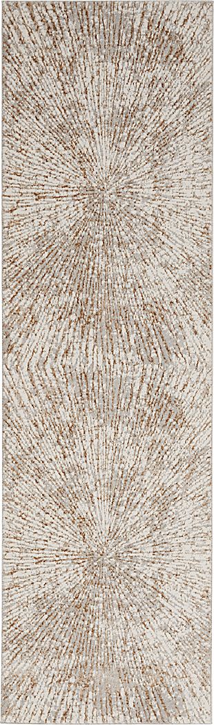 Amadou Gray 2'2 x 7'6 Runner Rug