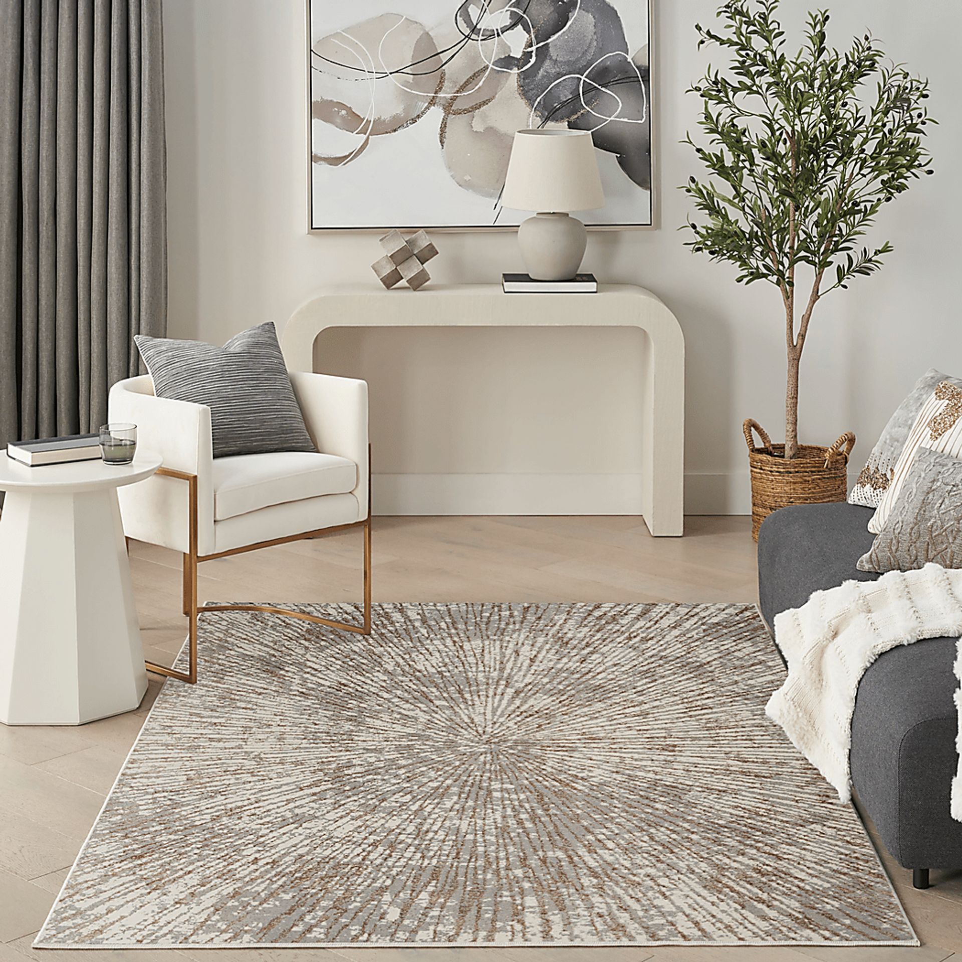 Amadou Gray 6' x 9' Rug - Image 4