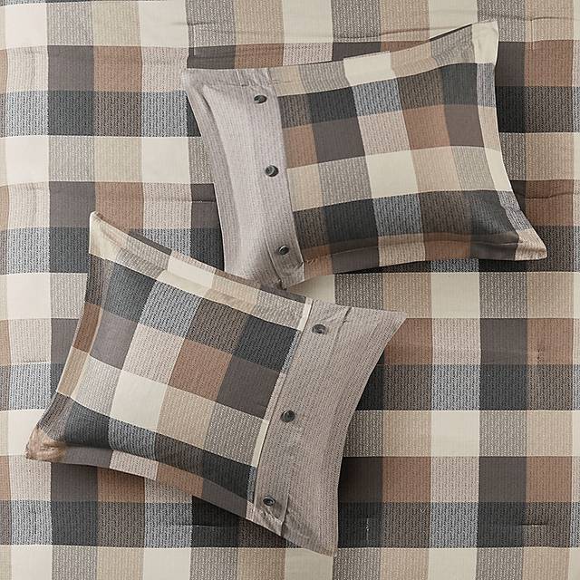Amaeri Beige 7 pc King Comforter Set - Thumbnail - Image 11