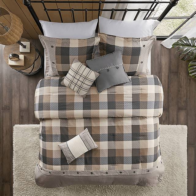 Amaeri Beige 7 pc King Comforter Set - Thumbnail - Image 4