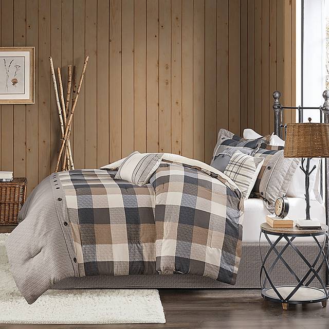 Amaeri Beige 7 pc King Comforter Set - Thumbnail - Image 5