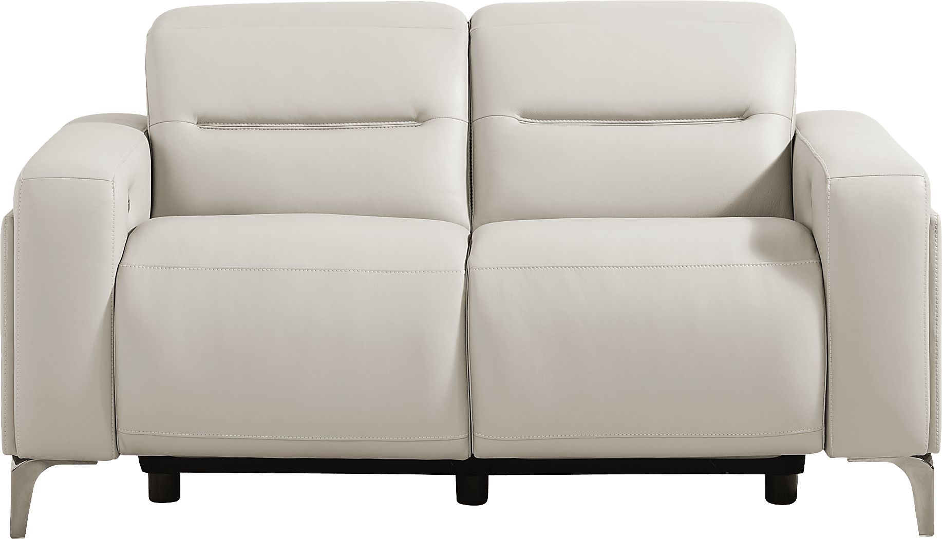 Amalfi Leather Dual Power Reclining Loveseat - Thumbnail 4