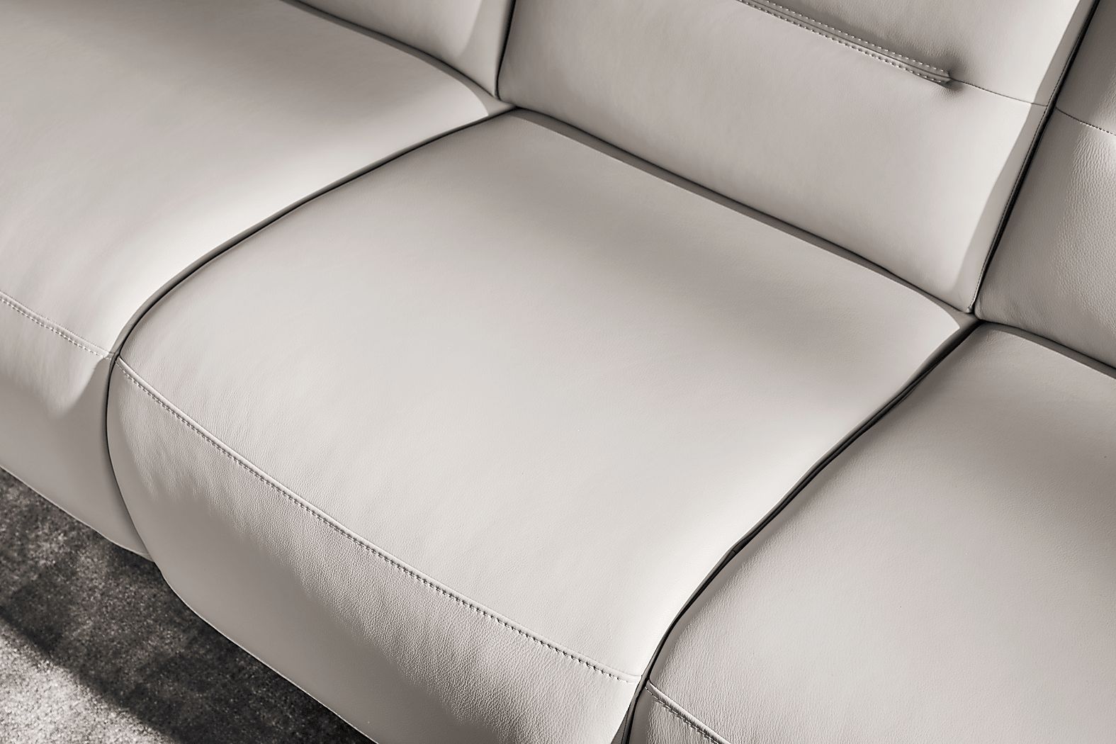 Amalfi Leather Dual Power Reclining Sofa