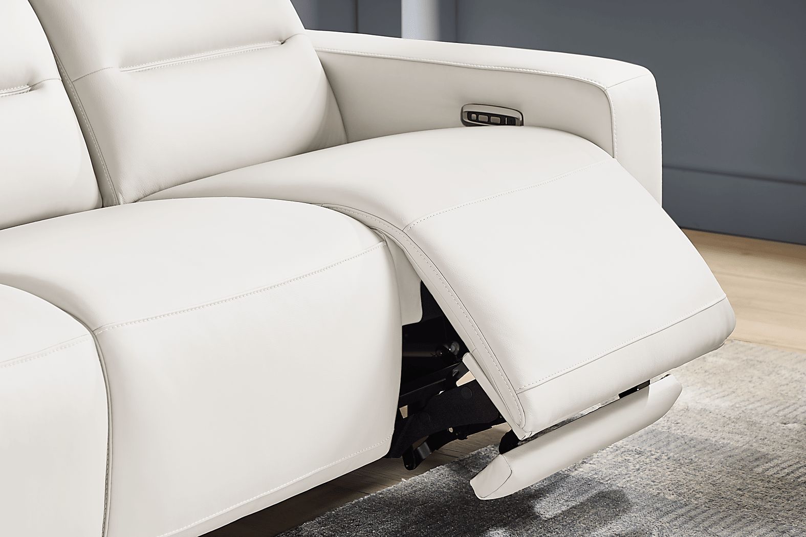 Amalfi Leather Dual Power Reclining Living Room Set - Thumbnail 3