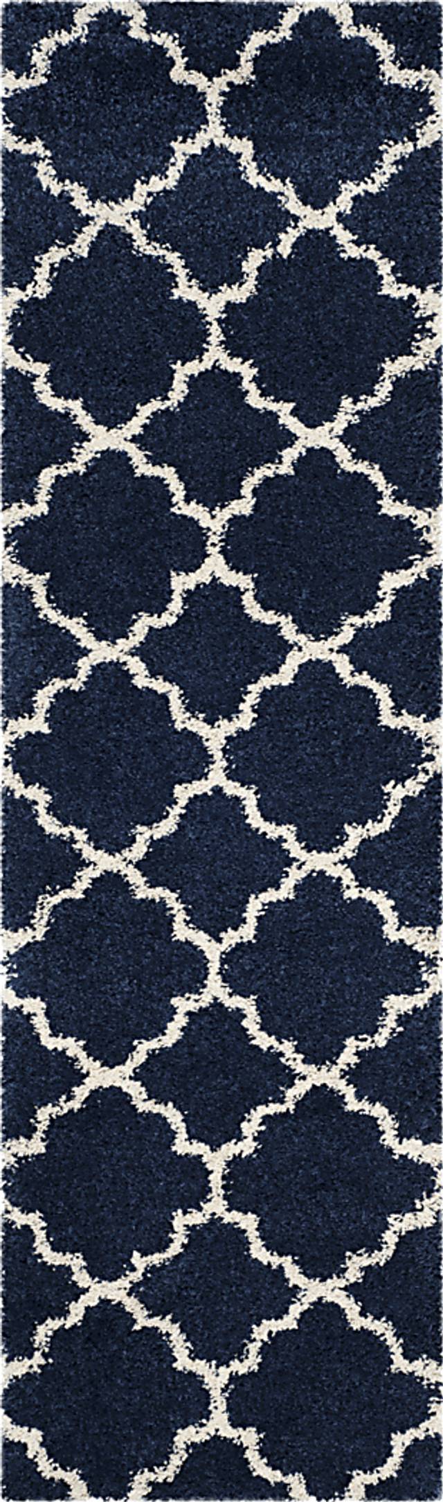 Amalia Blue 2'3 x 10' Rug - Thumbnail - Image 1