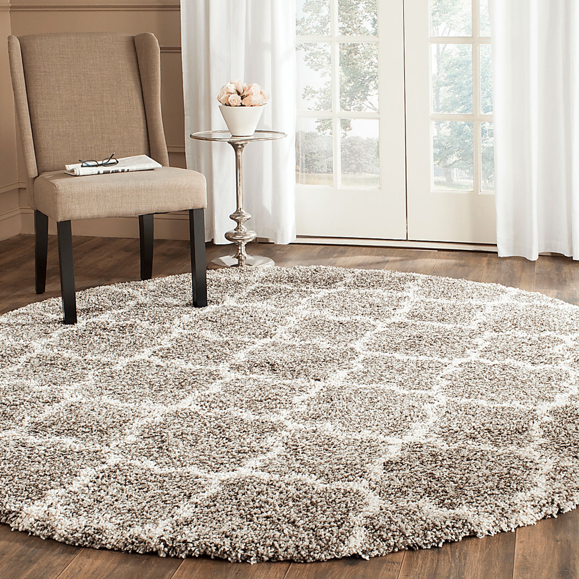 Amalia Gray 8' Round Rug - Image 2