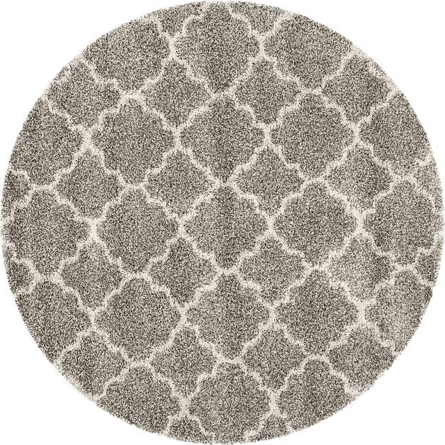 Amalia Gray 8' Round Rug - Thumbnail - Image 1