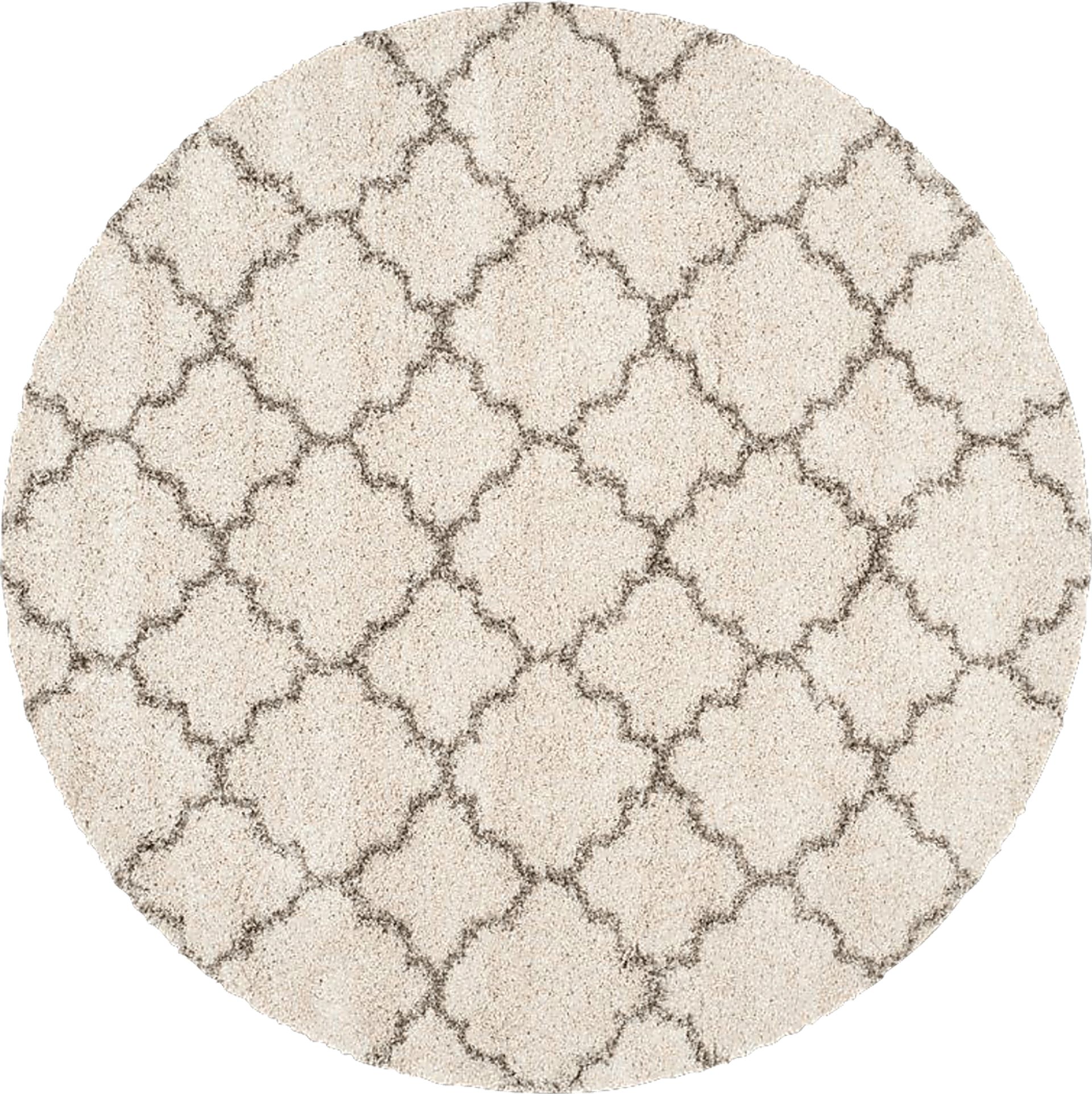 Amalia Ivory 8' Round Rug - Image 1