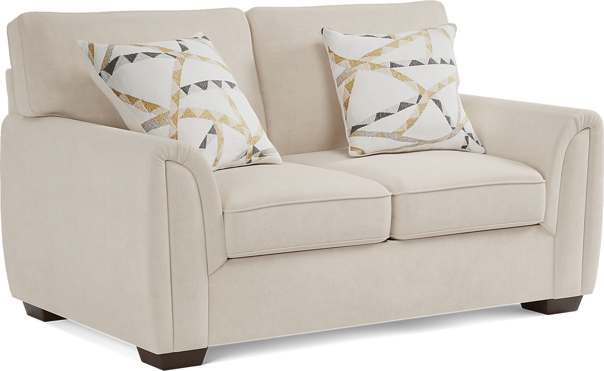 Amalie Beige 7 Pc Living Room with Sleeper Sofa - Image 10