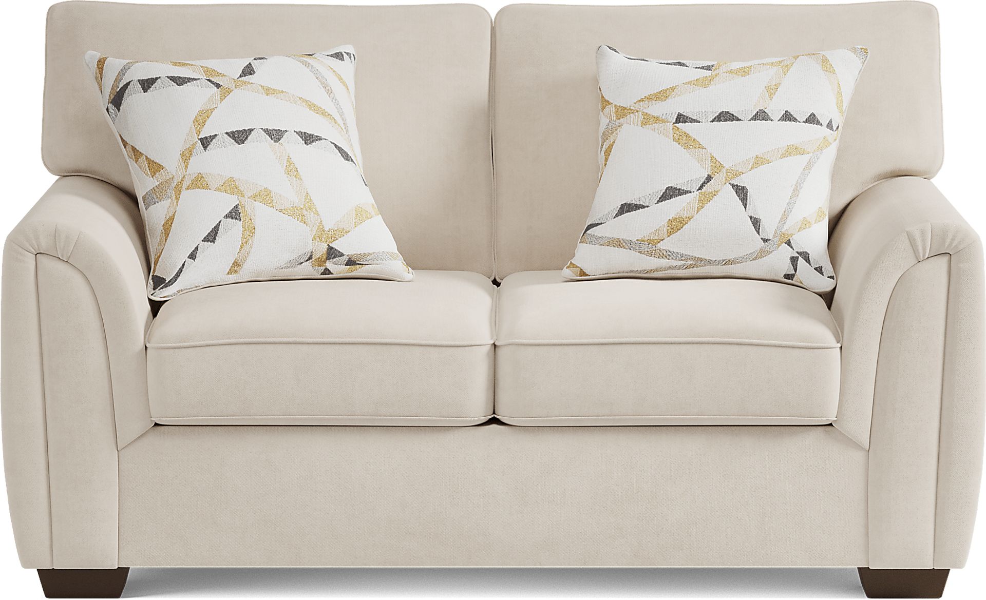 Amalie Beige 7 Pc Living Room with Sleeper Sofa - Image 9