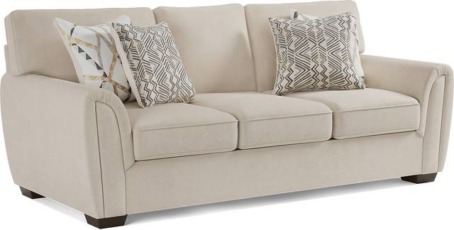 Amalie Beige 2 Pc Living Room with Sleeper Sofa - Thumbnail - Image 4