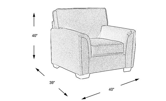 Dimension Image. Please refer to the Dimension Tab on this page for dimension details.