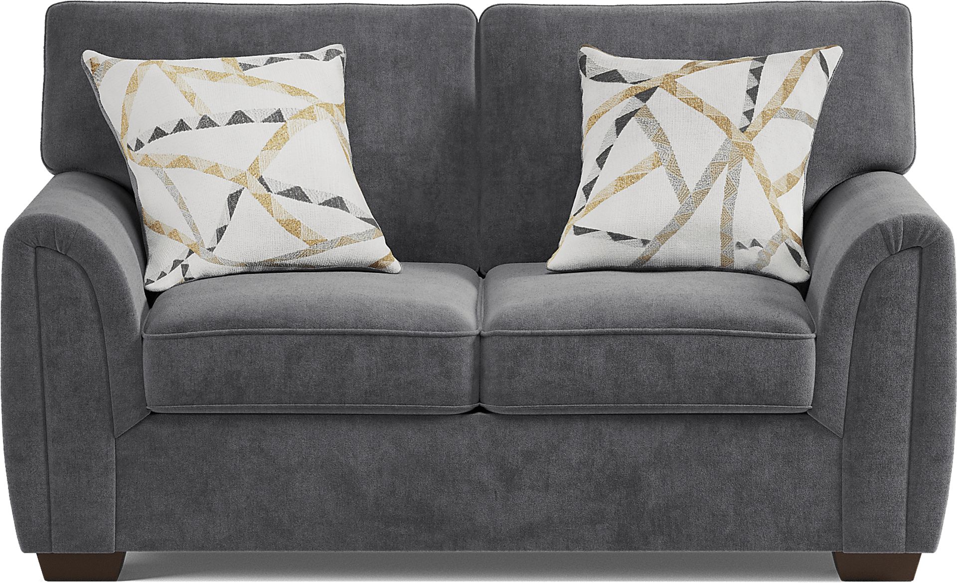 Amalie Gray 7 Pc Living Room with Gel Foam Sleeper Sofa - Image 8