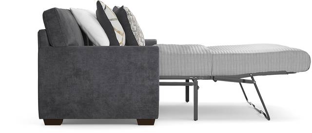Amalie Gray 7 Pc Living Room with Sleeper Sofa - Thumbnail - Image 6