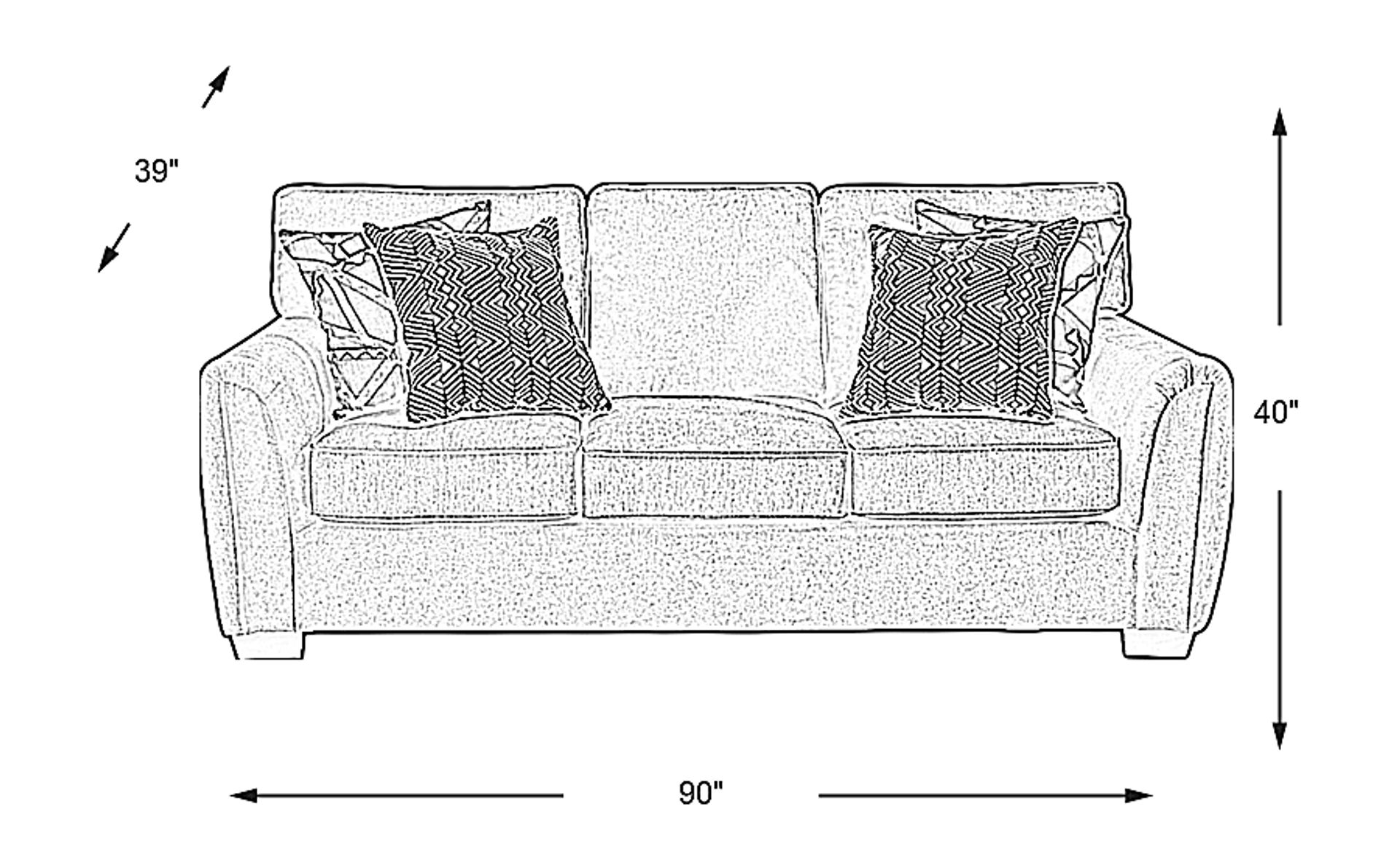 Dimension Image. Please refer to the Dimension Tab on this page for dimension details.