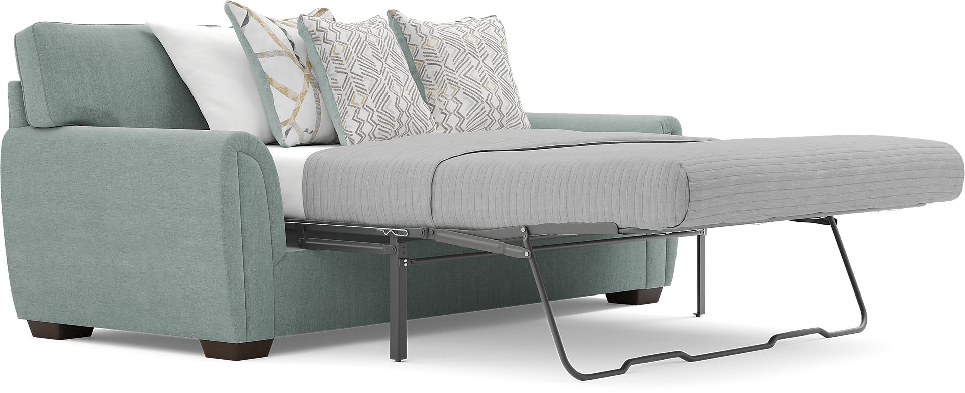 Amalie Teal Gel Foam Sleeper - Image 1