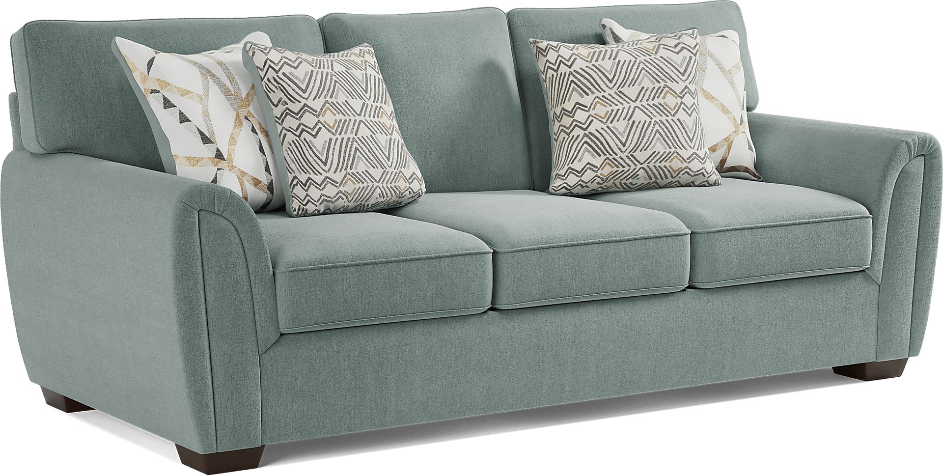 Amalie Teal Sofa - Image 3