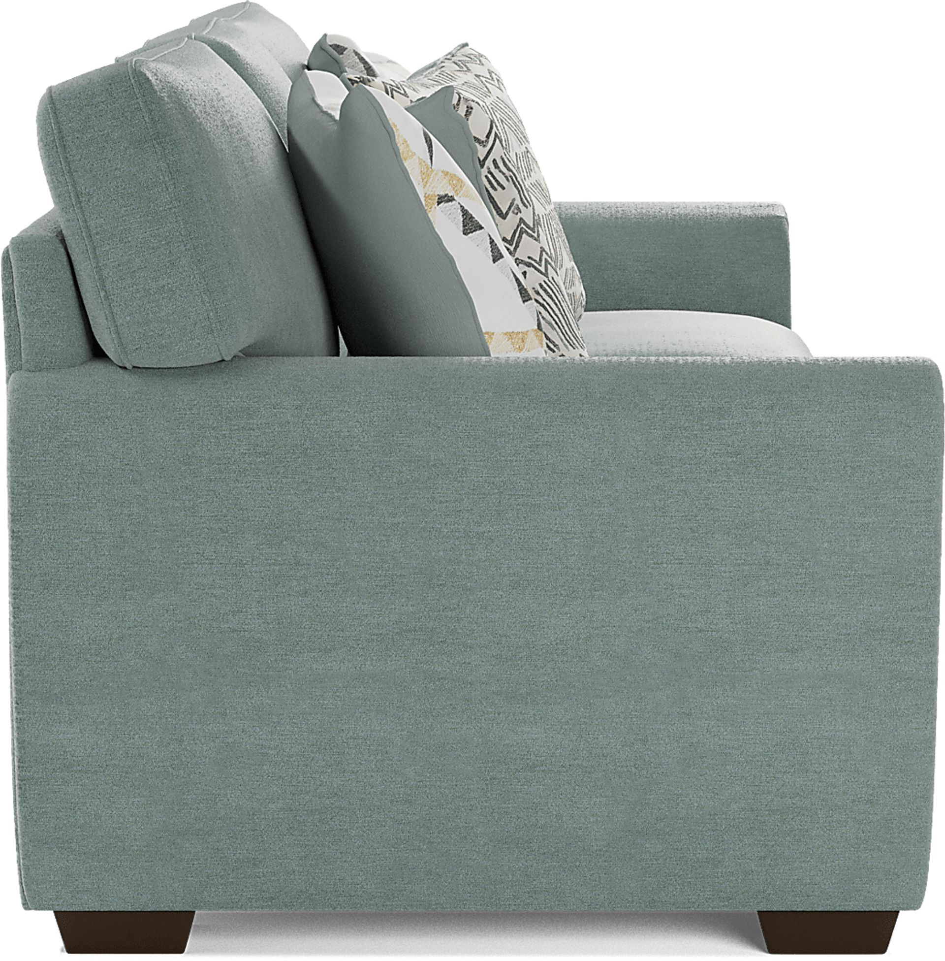 Amalie Teal Sofa - Image 4