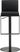 Amanor Black Barstool