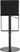 Amanor Black Barstool