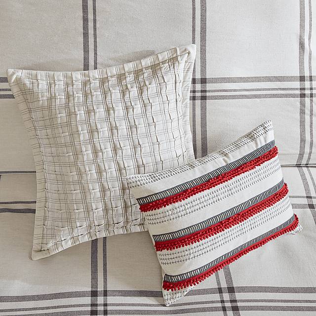 Amany Gray 9 Pc King Comforter Set - Thumbnail - Image 11
