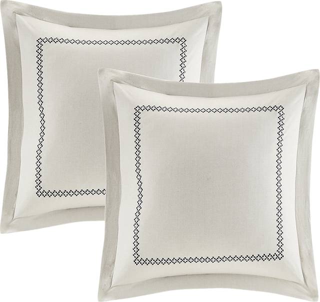 Amany Gray 9 Pc King Comforter Set - Thumbnail - Image 7