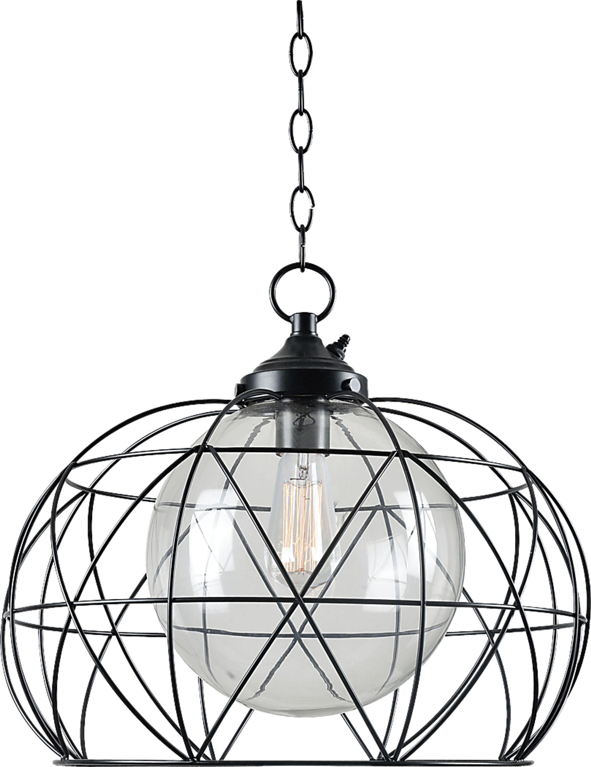 Amapola Black Outdoor Chandelier - Image 1
