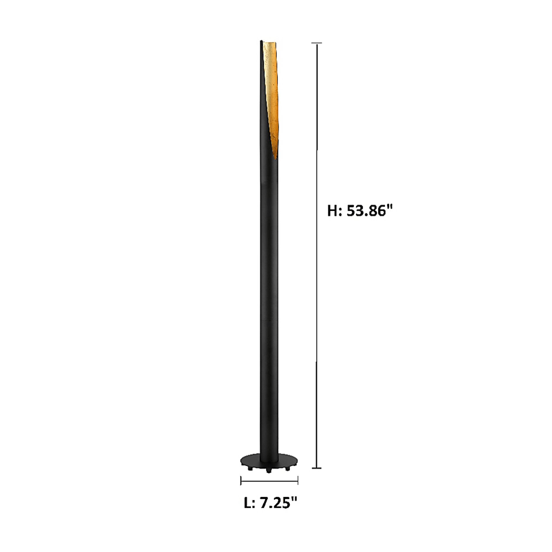 Amapola Drive Gold Floor Lamp - Image 3