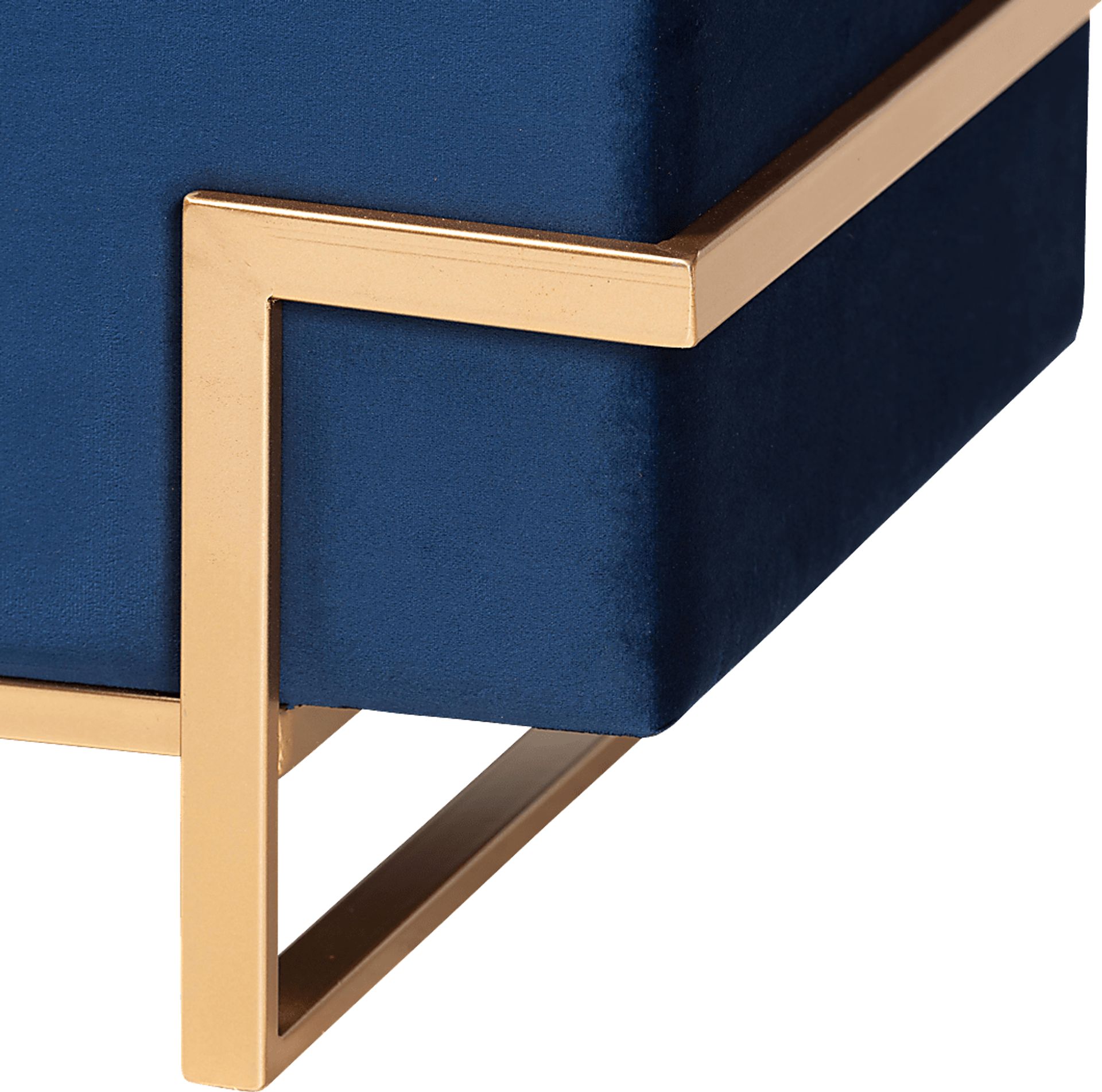Amaral Blue Accent Ottoman - Image 6