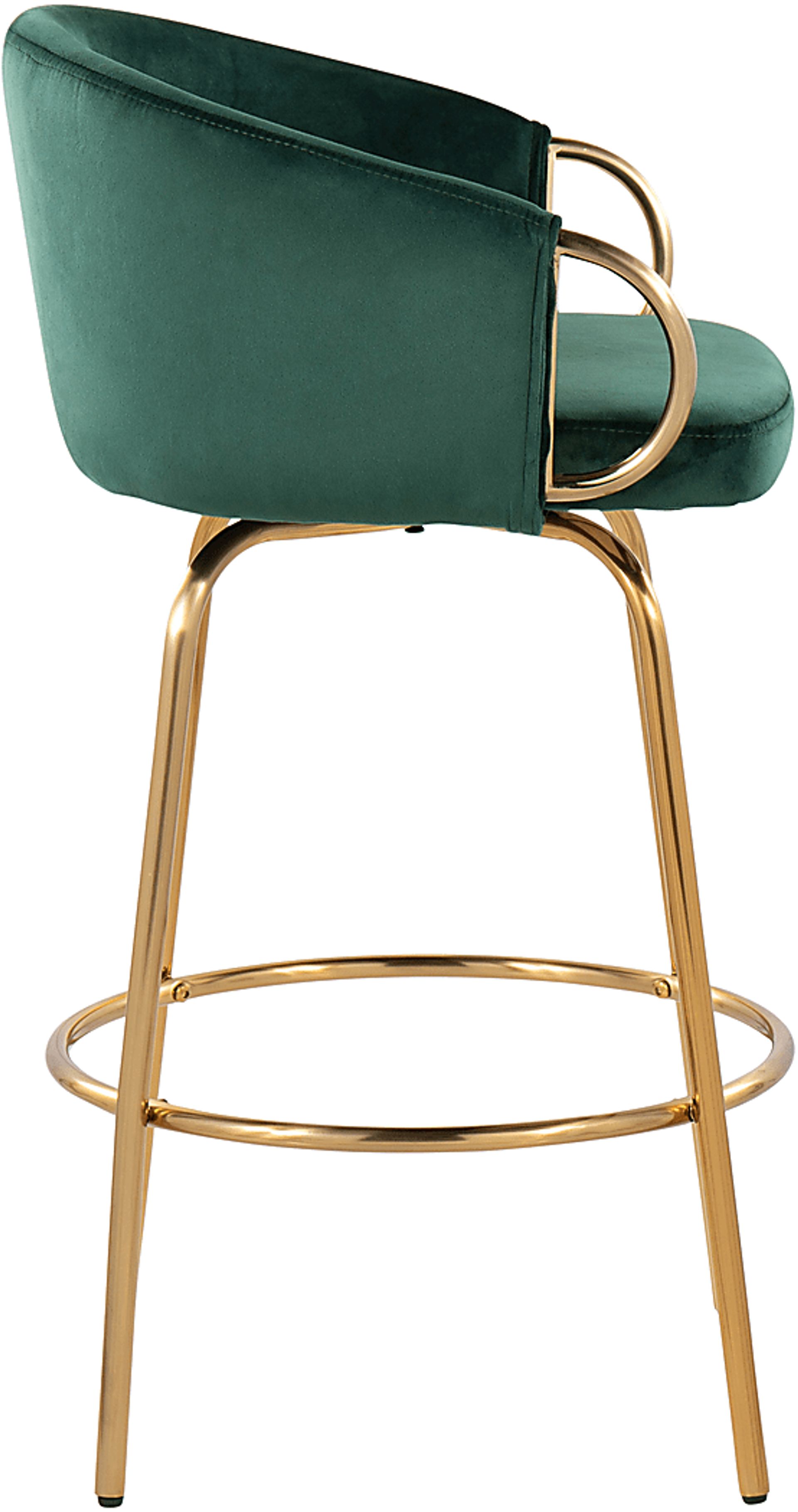Amarante Green Counter Stool Set of 2 - Image 3