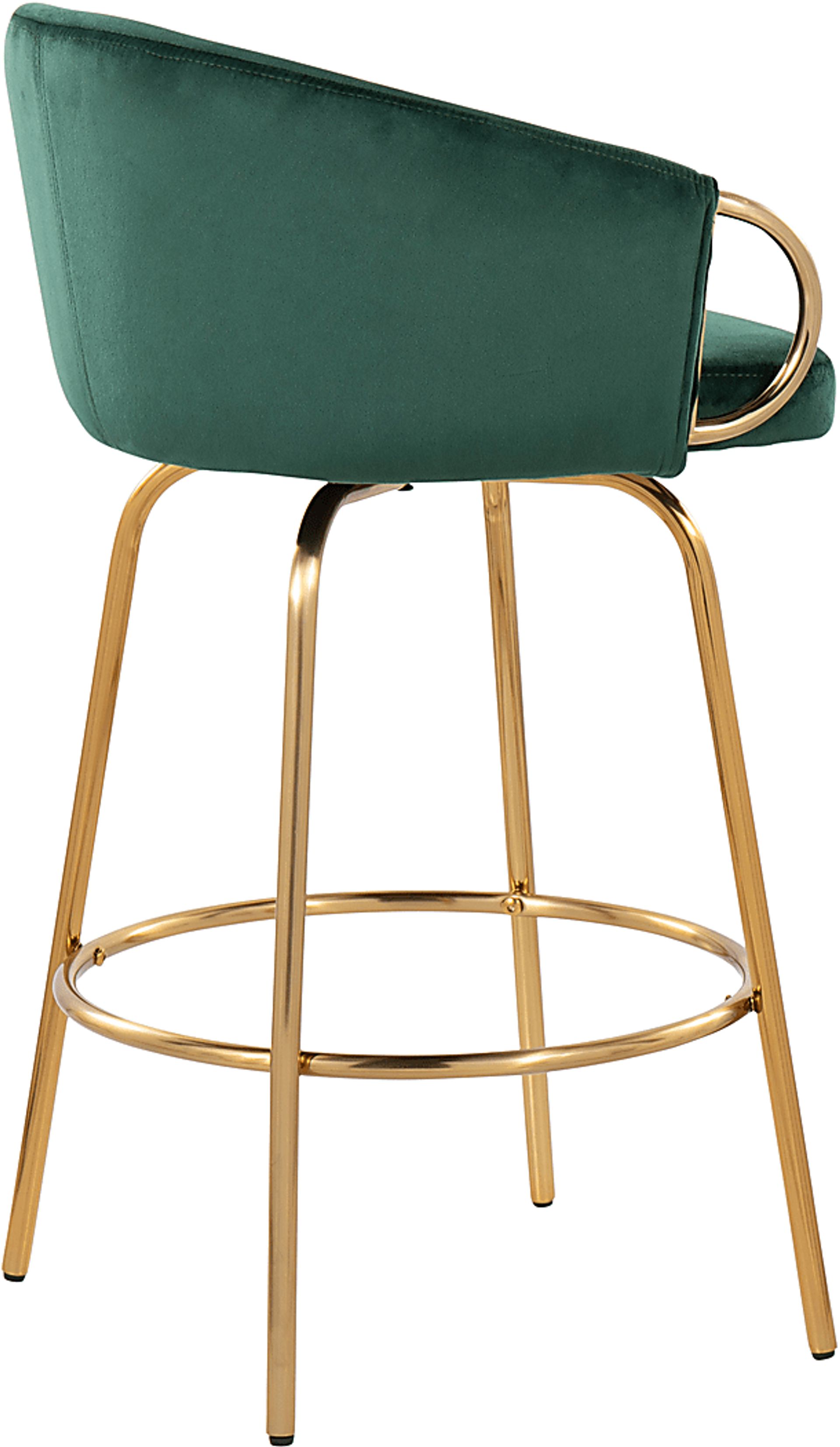Amarante Green Counter Stool Set of 2 - Image 4