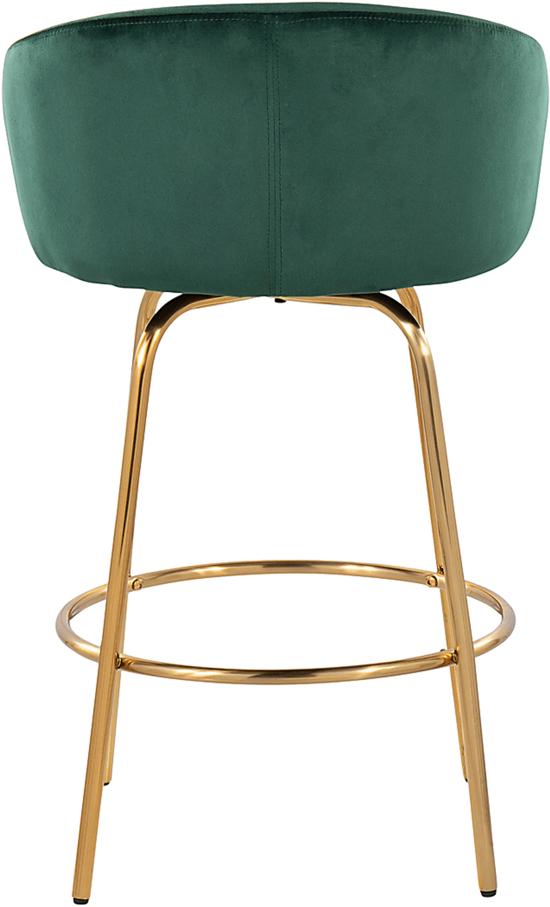 Amarante Green Counter Stool Set of 2 - Image 5