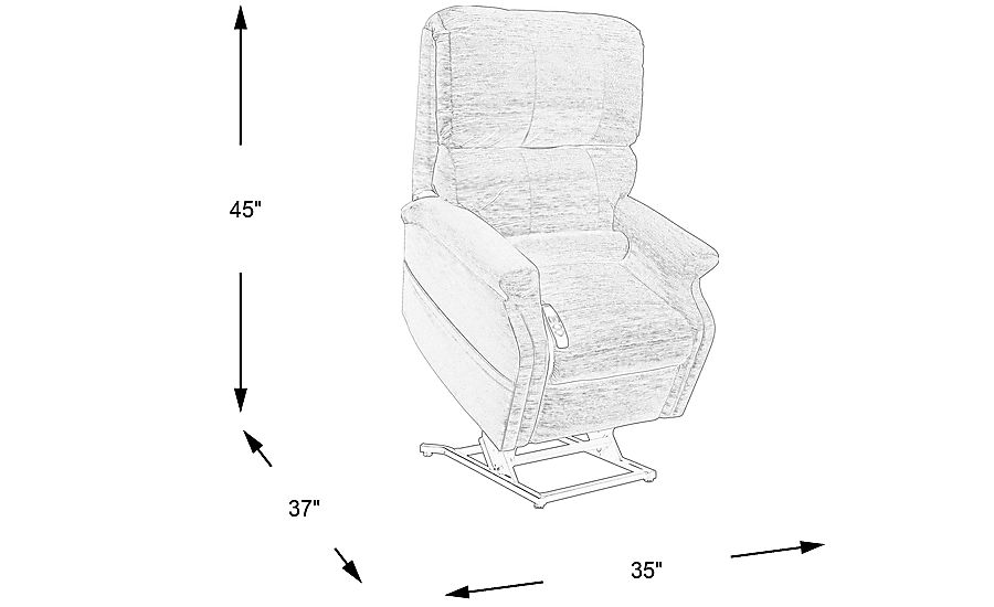 Amardine Gray Lift Chair Recliner Rooms To Go
