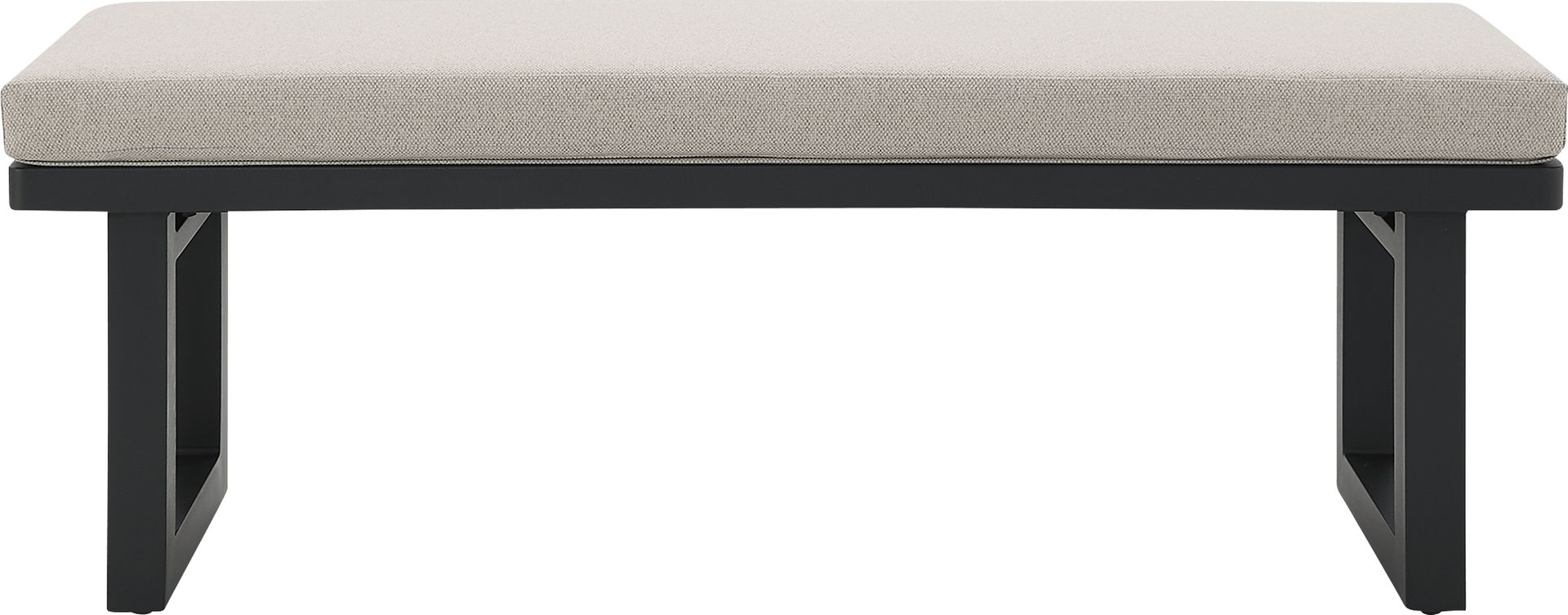 Outdoor Amare Tan Dining Bench - Image 3