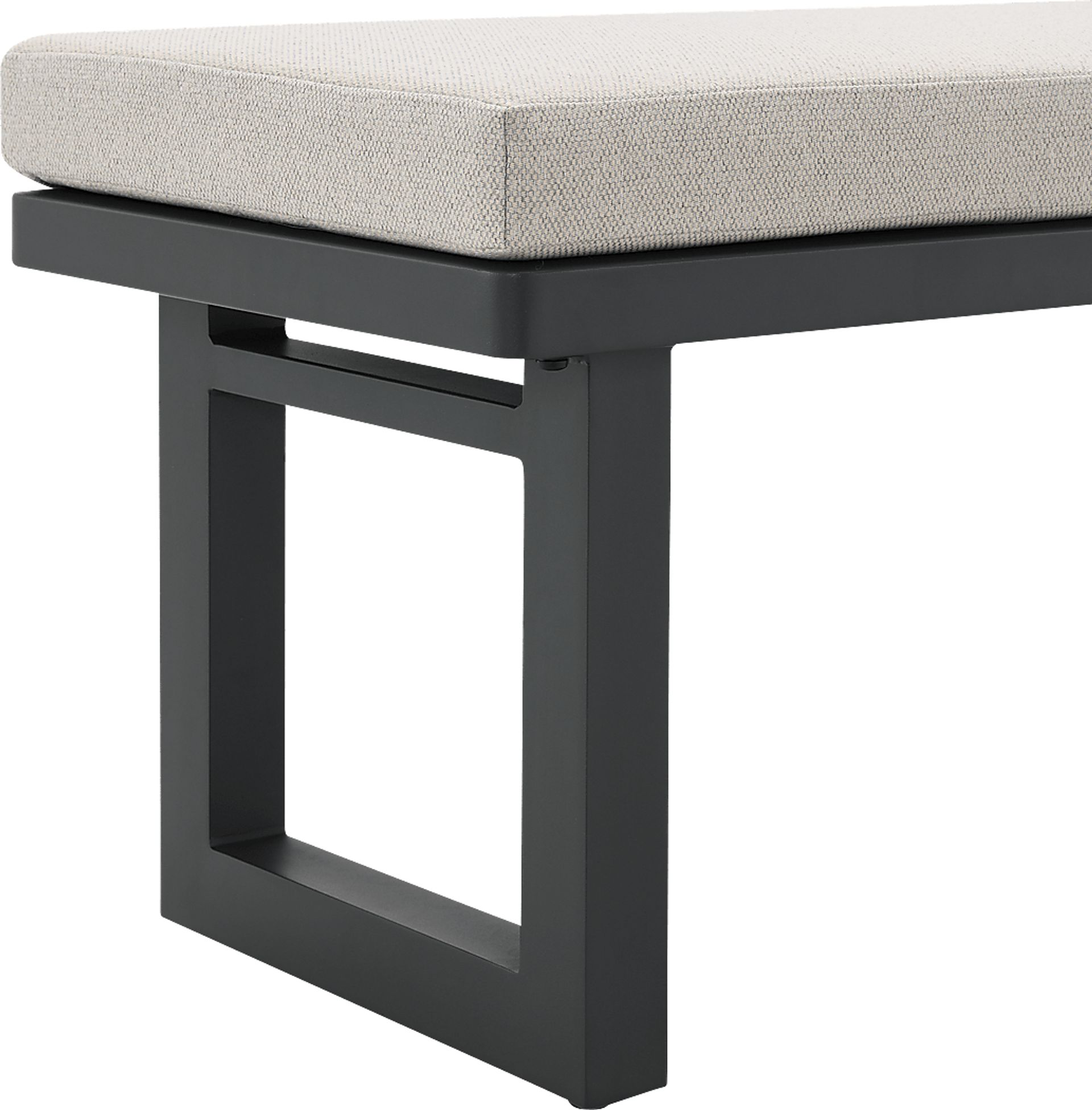 Outdoor Amare Tan Dining Bench - Image 4