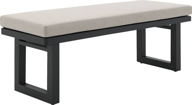 Outdoor Amare Tan Dining Bench - Thumbnail - Image 1