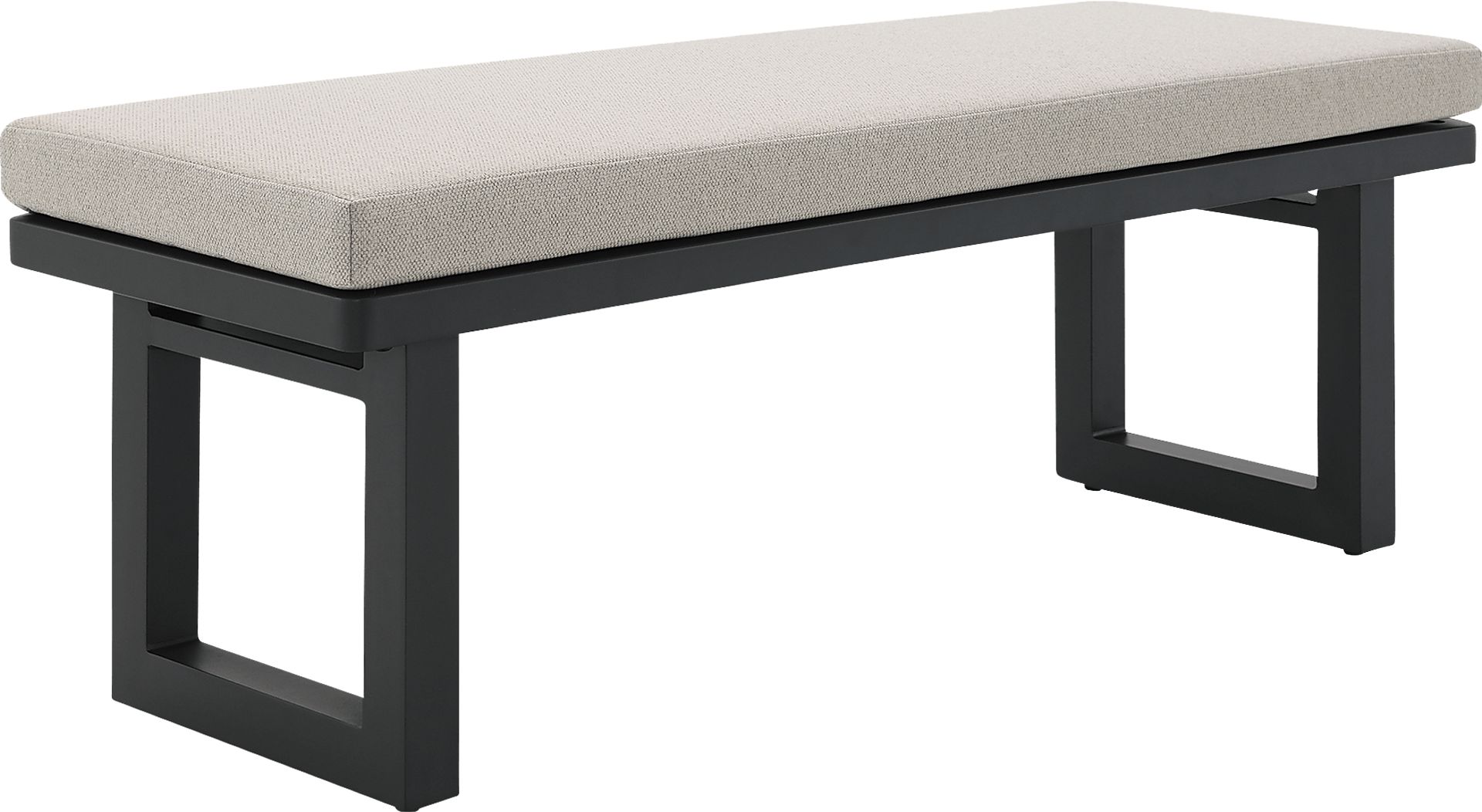 Outdoor Amare Tan Dining Bench - Image 1