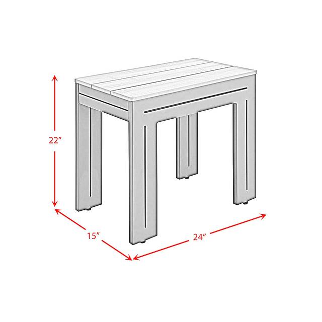 Outdoor Amare Tan End Table - Thumbnail - Image 6