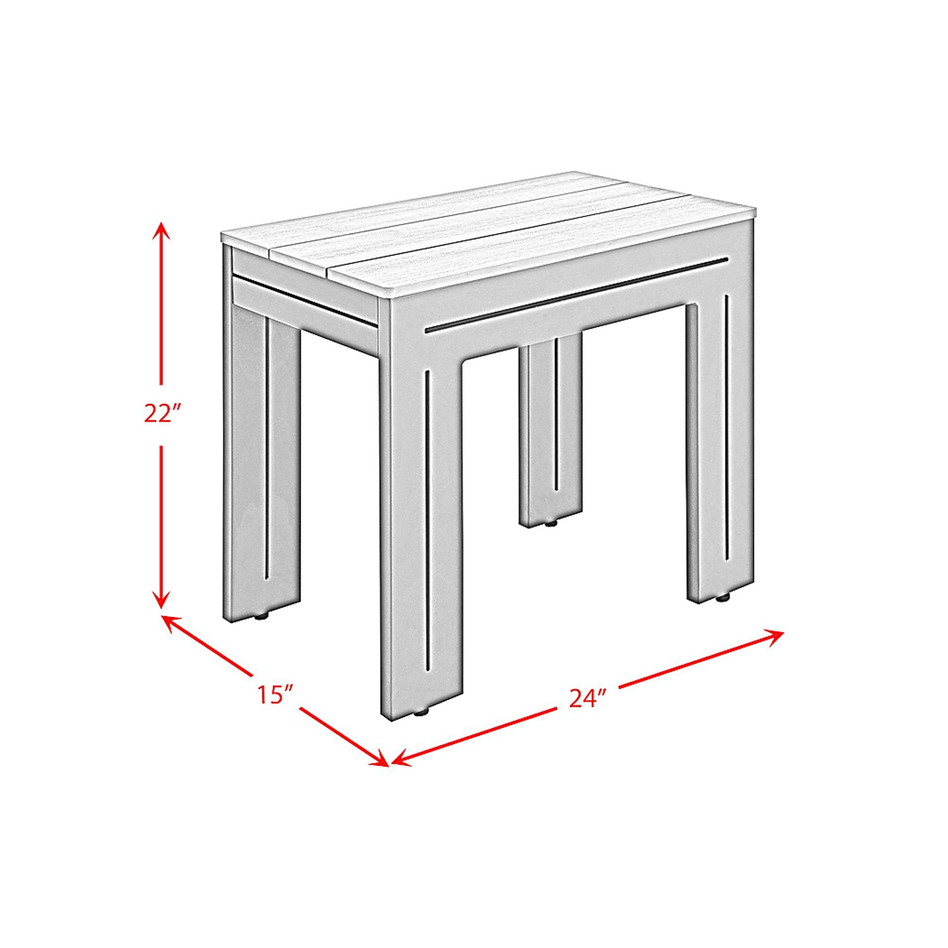 Outdoor Amare Tan End Table - Image 6