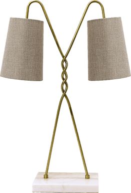 Amaretto Isle Brass Lamp